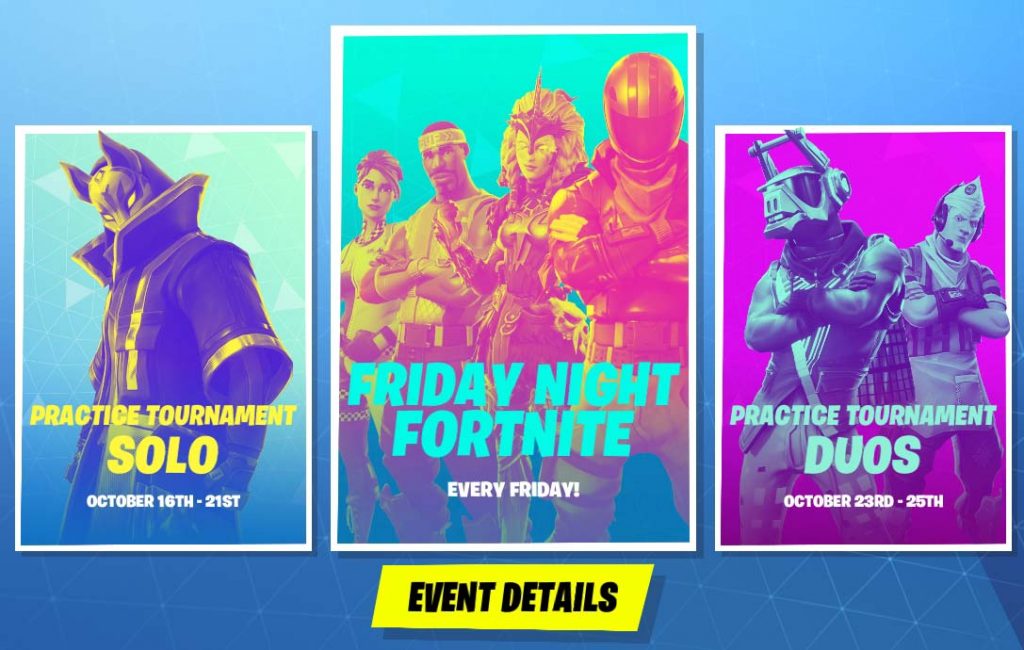 Update of the Fortnite tournament system  