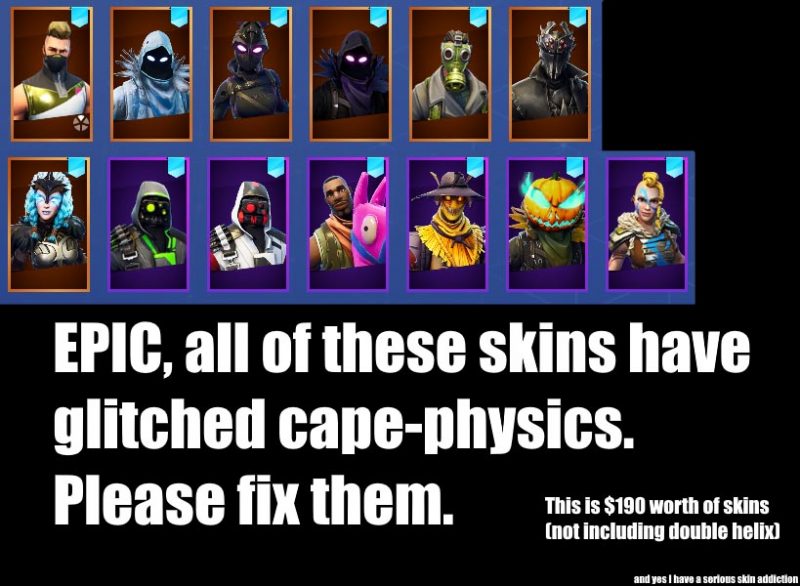 Epic Games Will Fix The Bugs In The Skins Of Fortnite Fortnite - bugs in skins
