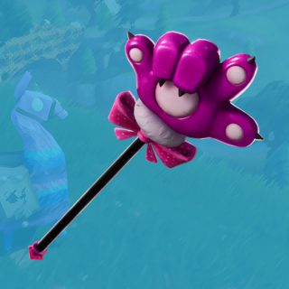 The pickaxe "Cuddle Paw"shows "I love you"  