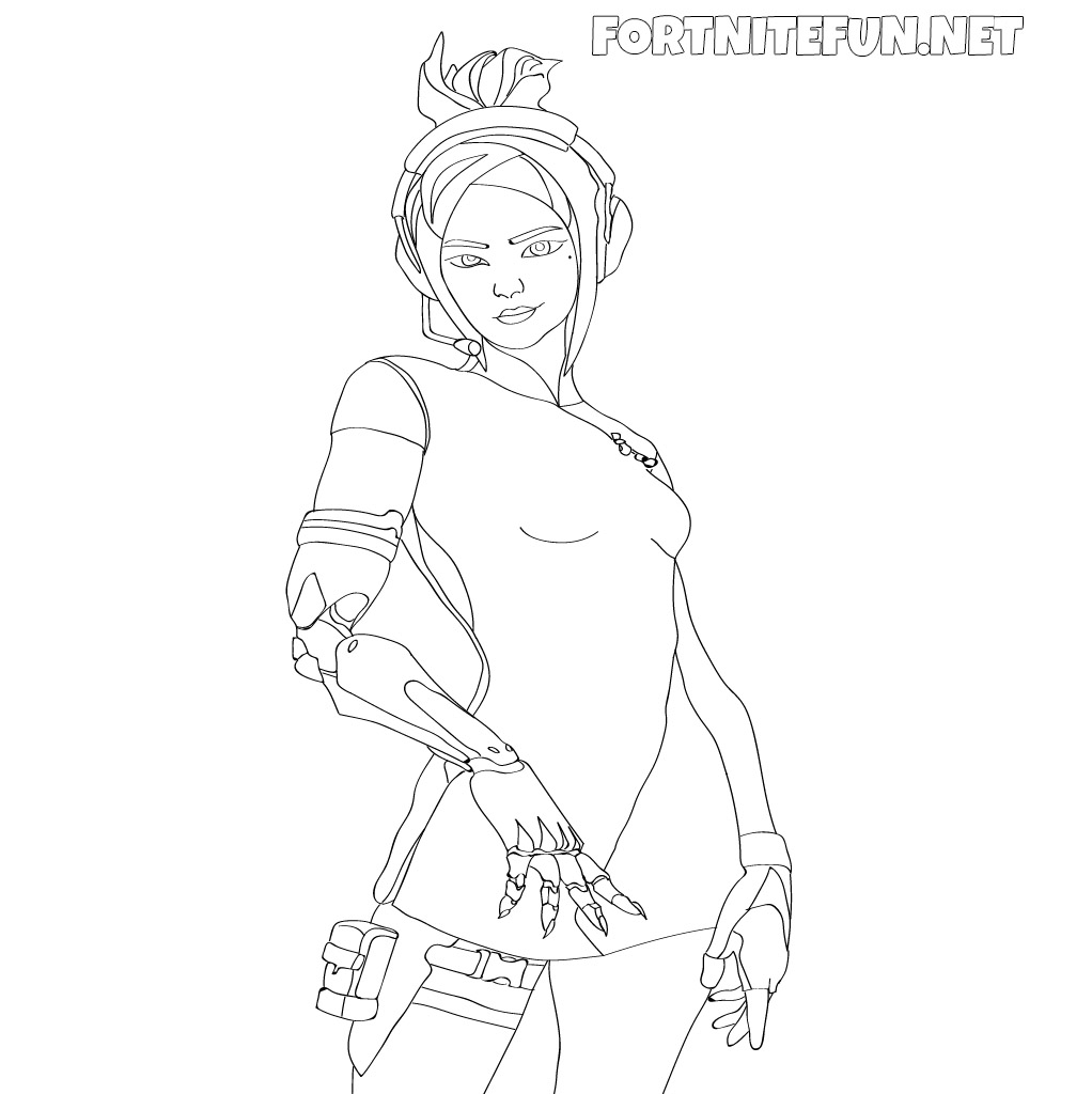 Fortnite coloring pages  