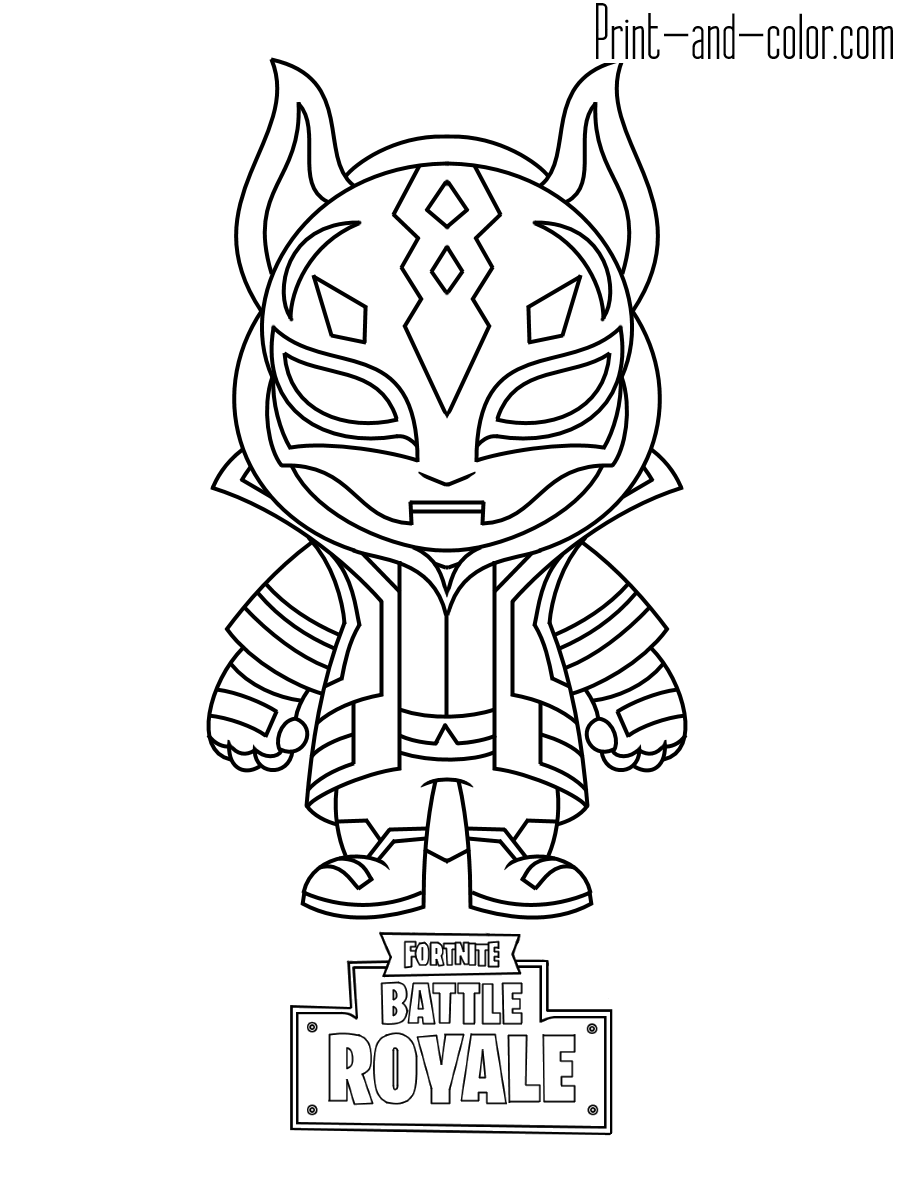 Fortnite Dj Marshmello Coloring Pages