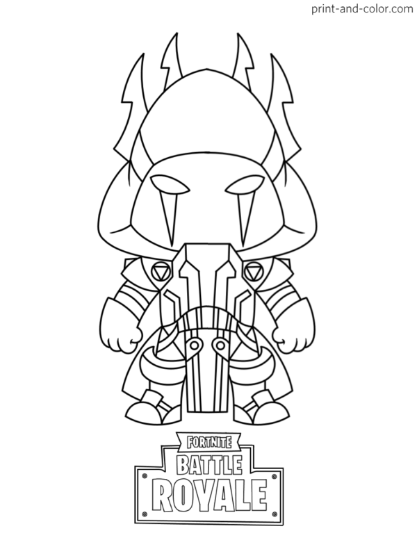 Fortnite coloring pages | Fortnite Battle Royale