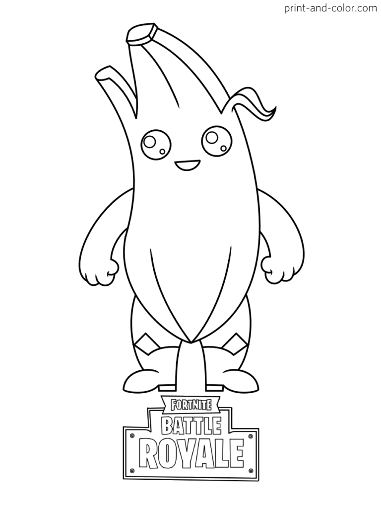 Fortnite coloring pages | Fortnite Battle Royale