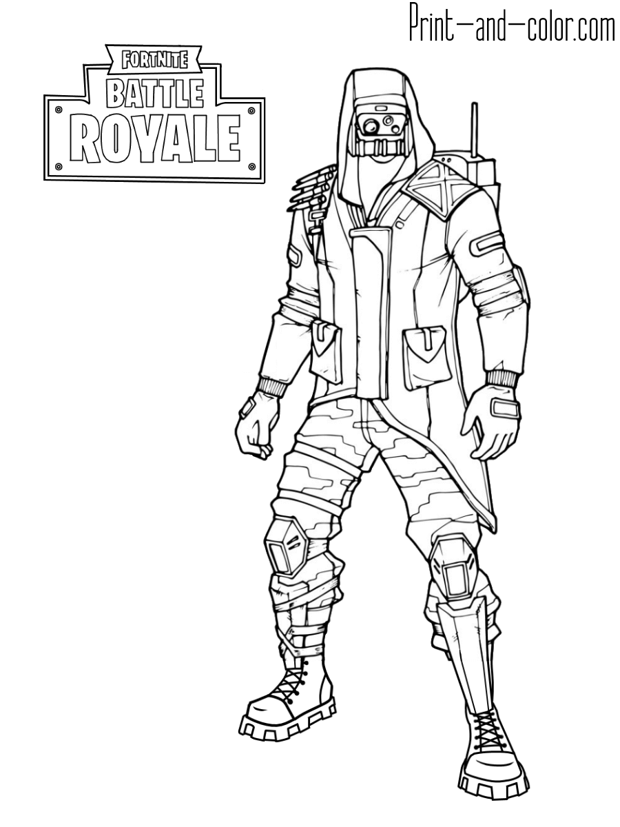 Fortnite coloring pages  