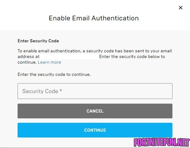 Two-Factor Authentication (2fa) in Fortnite  