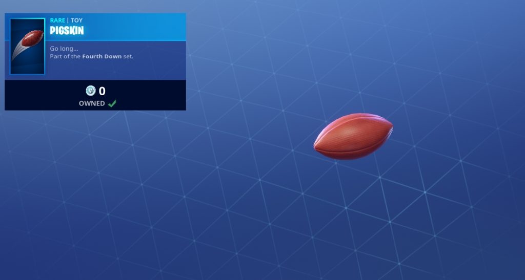 Rare Football Toy in Fortnite 