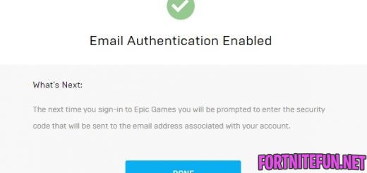 Two-Factor Authentication (2fa) in Fortnite  