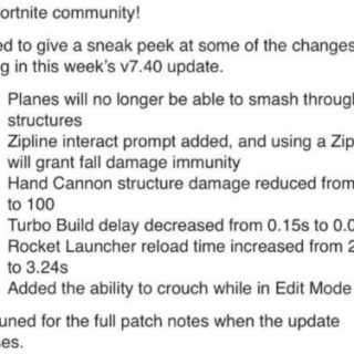 Massive Changes Coming in v7.40 to Fortnite  