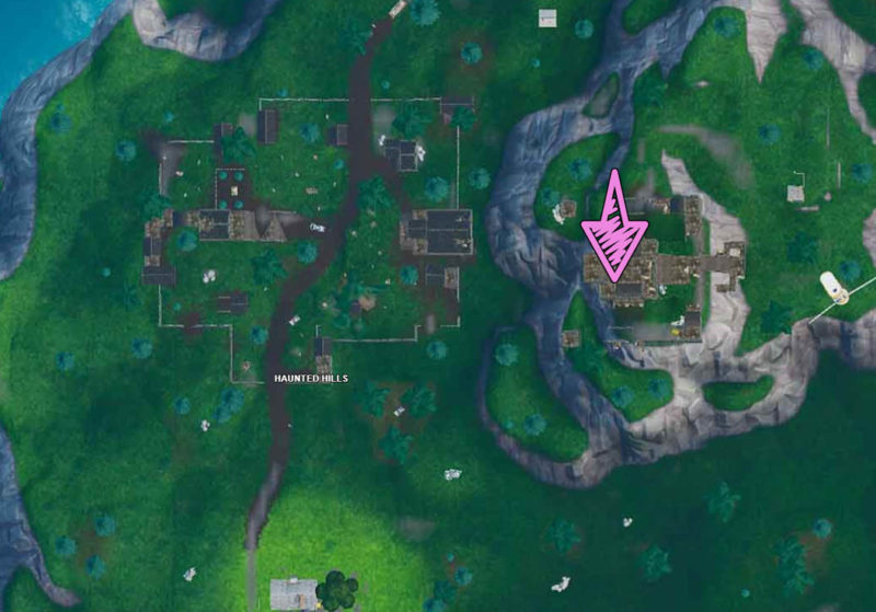 Fortbyte challenges: Accessible at night time inside mountain top castle ruins 
