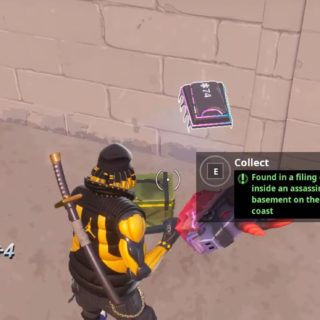 Fortbyte challenges: Found in a filing cabinet inside an assassin’s basement on the desert coast  