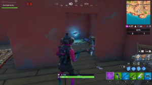Fortbyte challenges: Found in the desert house with too many chairs  
