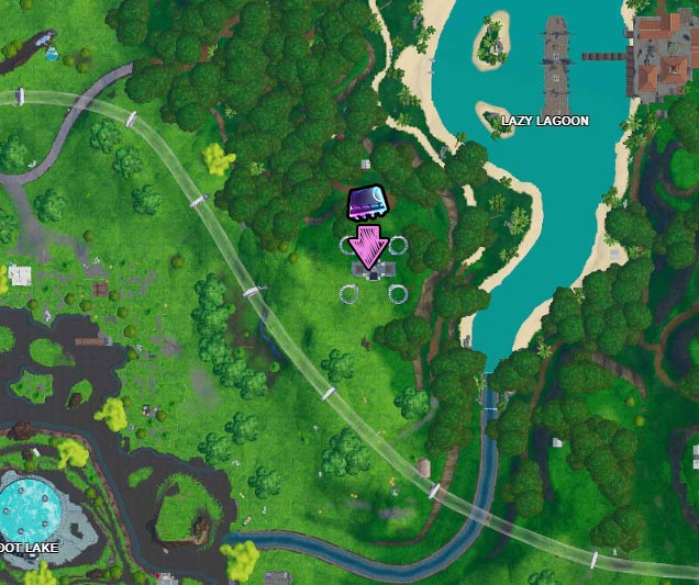 Fortbyte 38: Accessible with the Vendetta outfit at the northern most Sky Platform Location Guide 