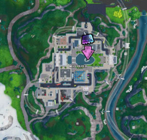 Fortbyte 23: Found At The Foot of a Metal Statue In Neo Tilted Location Guide 