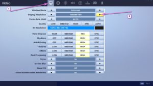 How To Change Fortnite Resolution On Pc Consoles Fortnite