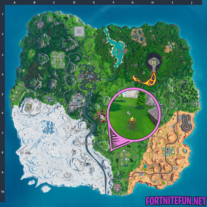 Search Between A Rotary Phone, A Fork-knife, And A Hilltop House Full Of Carbide And Omega Posters Fortnite Location 