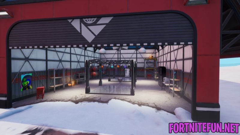 Dance With Others To Raise The Disco Ball In An Icy Airplane Hangar - Fortnite Boogie Down  