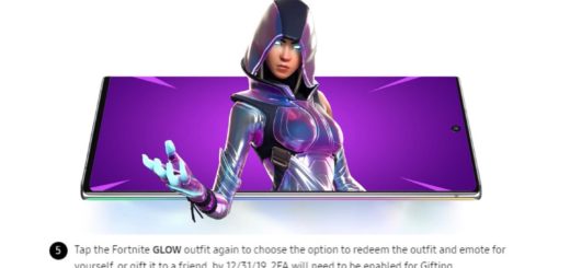 Glow Fortnite Outfit For Samsung Galaxy - The New Fortnite x Samsung Promotion 