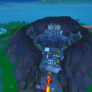 Land On Polar Peak, A Volcano And A Hill Top With A Circle Of Trees - Fortnite Storm Racers  