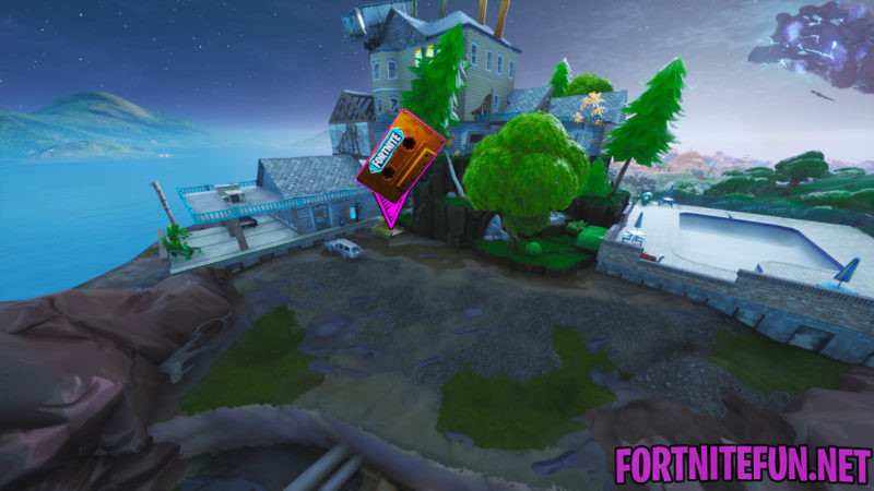 Collect The Visitors Recording On The Floating Island And In Retail Row - Fortnite Out Of Time  