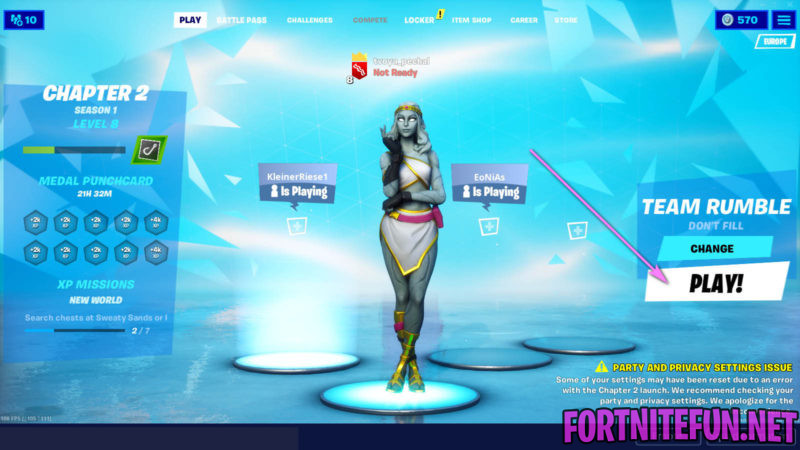 How to turn off the level progress display when playing Fortnite?  