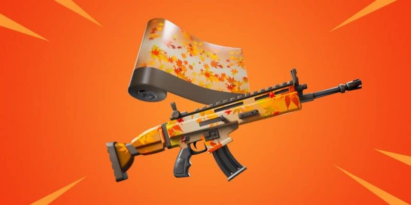 Free fortnite the falling leaf wrap reward for the autumn queen's quest