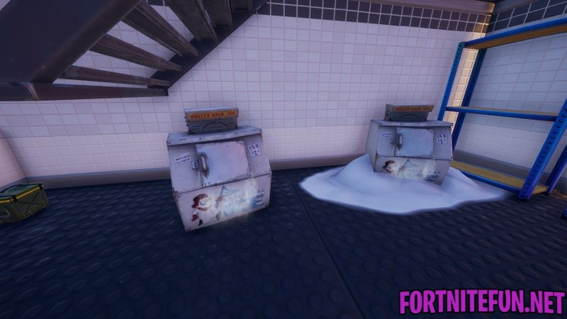 Search Ice Boxes – Fortnite Winterfest challenge 