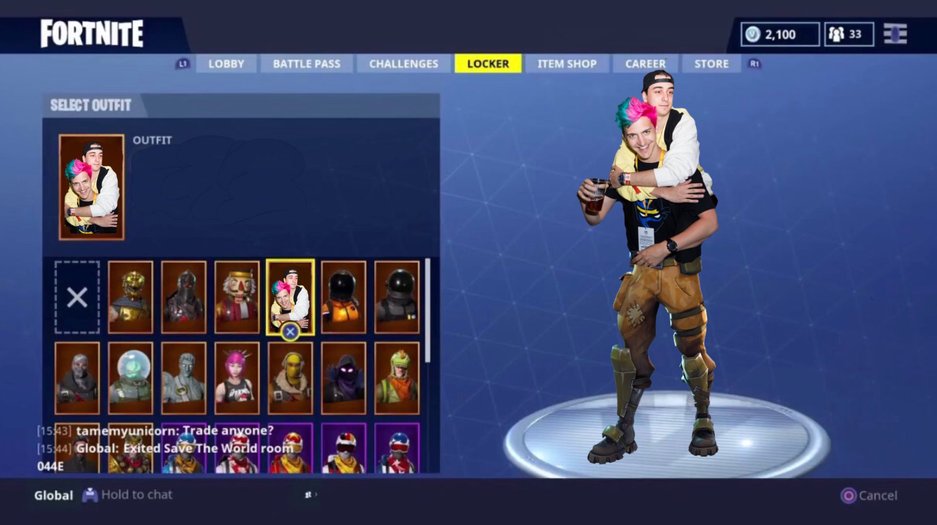 The icon for the Poki emote got replaced by Ramirez in place of