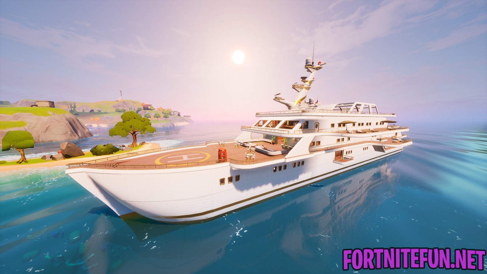 yacht fortnite