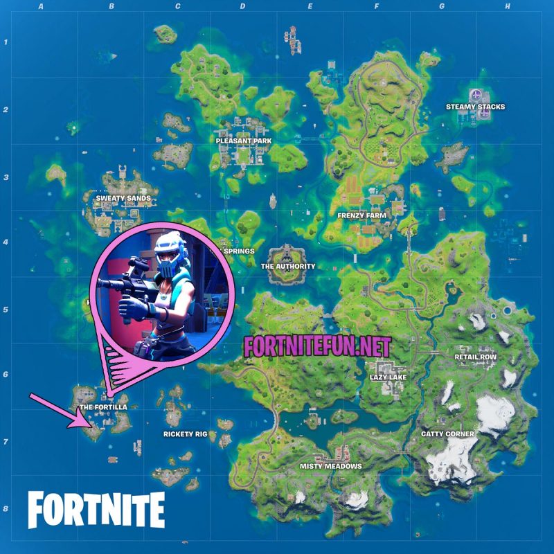 All Fortnite Chapter 2 Season 3 Bosses - locations and loot