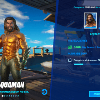 Use a whirlpool at The Fortilla / Fortnite Aquaman week 1 challenges