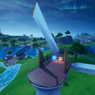 Collect Floating Rings at Pleasant Park Fortnite location