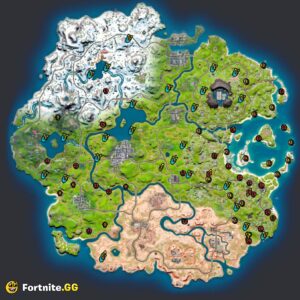 Fortnite Food - all types and maps