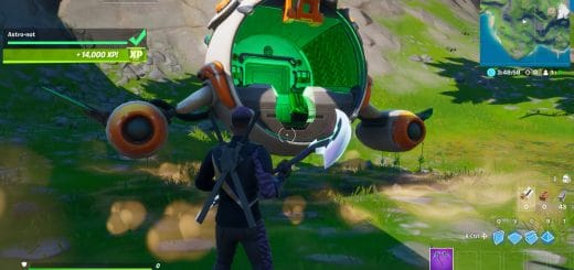 Fortnite spaceship "Astro-not" challenge guide - 14000 XP