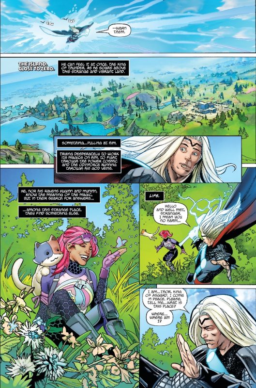 All the Fortnite x Marvel comic pages
