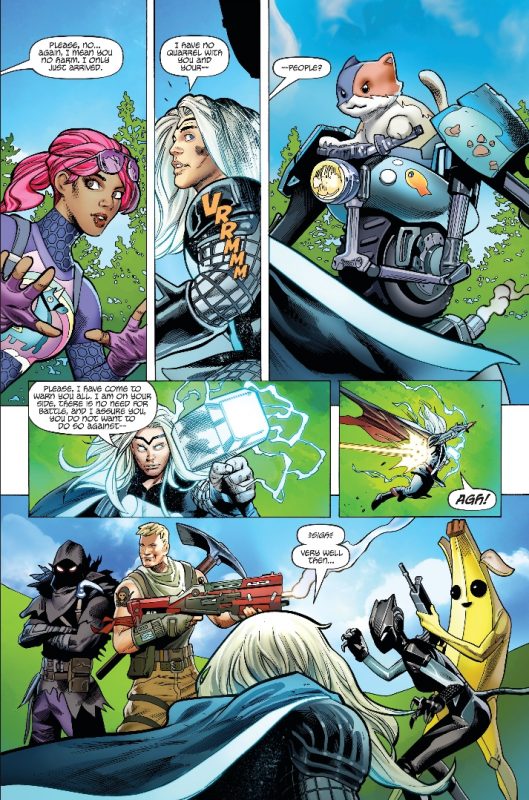 All the Fortnite x Marvel comic pages