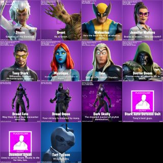 Fortnite v14.00 leaks - all the outfits and other cosmetics