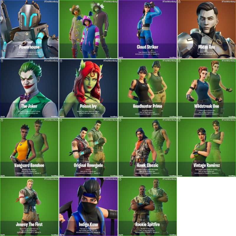 Fortnite v14.50 leaks - all the outfits and other cosmetics