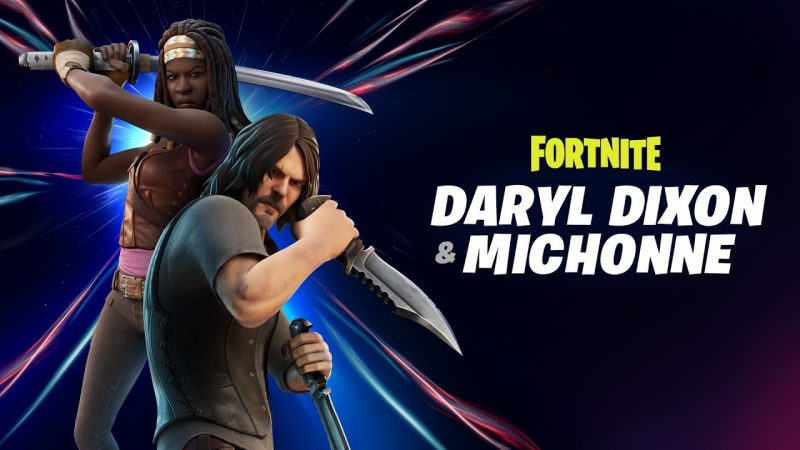 Daryl Dixon and Michonne will appear in Fortnite's item shop