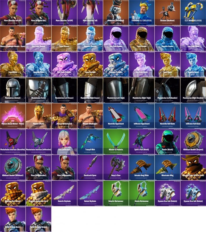 Fortnite v15.00 leaks – all the outfits and other cosmetics