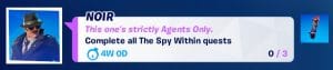 Spy Within challenges guide