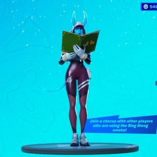 The "Sing Along" free emote is available in the item shop  