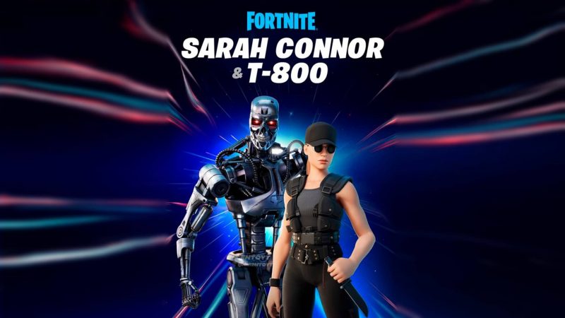 T-800 Terminator and Sarah Connor appeared in the Fortnite item shop