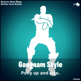 The Gangnam Style emote is available in Fortnite  