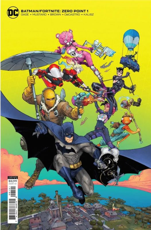 DC x Fortnite comic with codes to get skins  