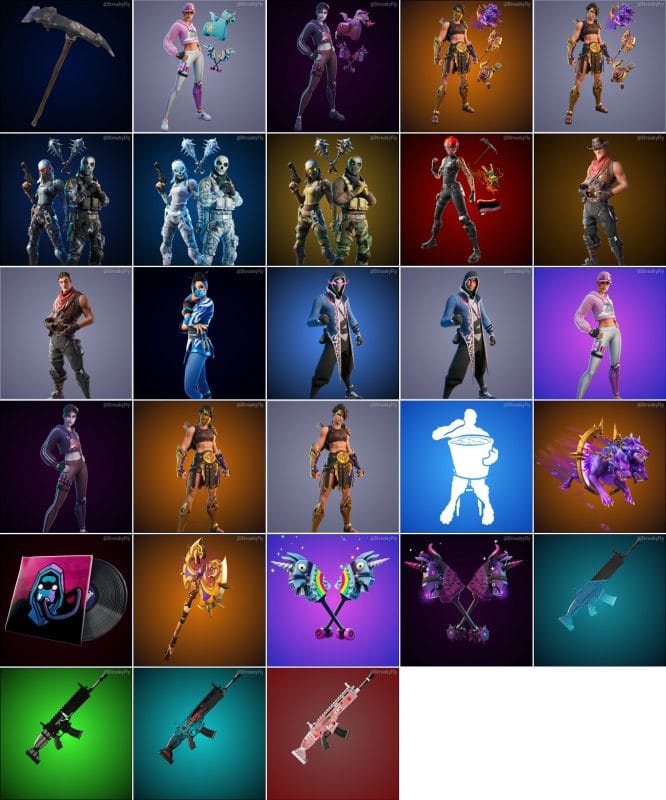 Fortnite 15.40 leaks - all the skins and other cosmetics