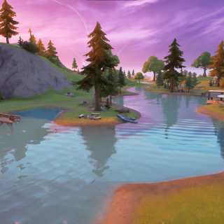 Go for a swim at Lazy Lake - Chapter 2 Season 5 week 10 challenge guide  