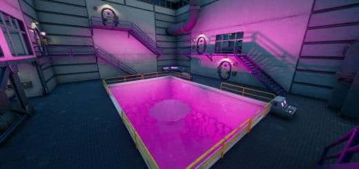 Bathe in the Purple Pool at Steamy Stacks - Fortnite Chapter 2 Season 5 week 13 challenge