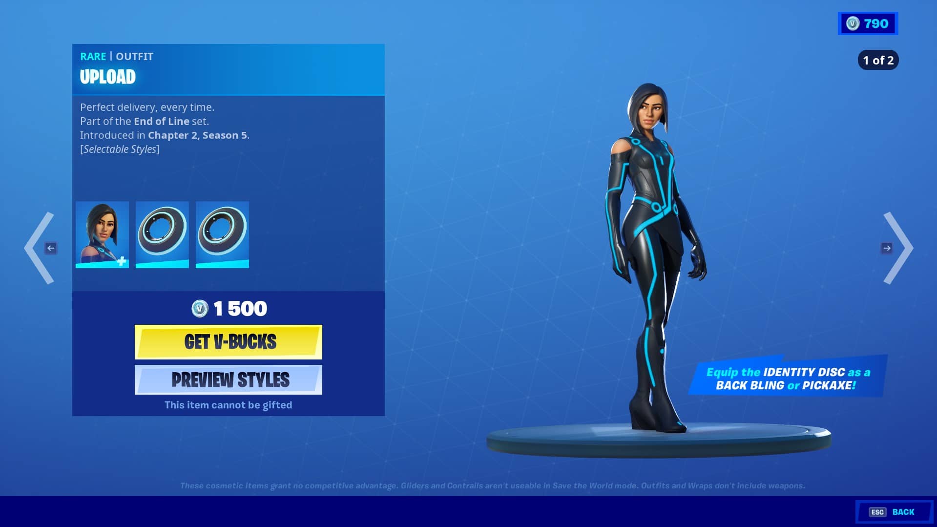 Tron skins are available in Fortnite