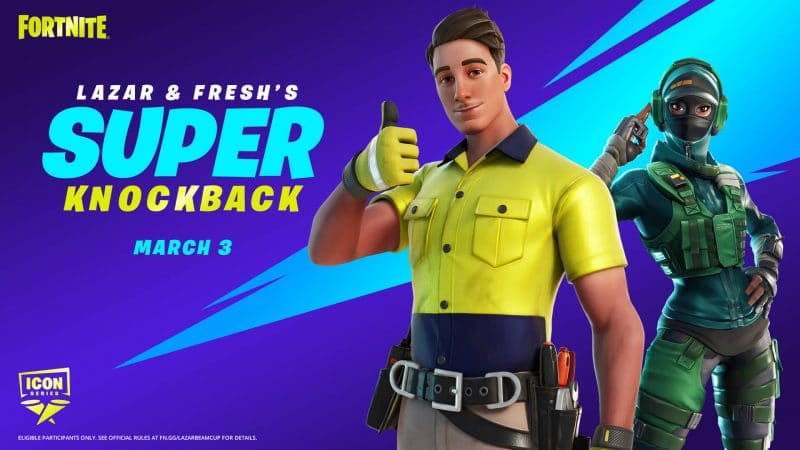 Lazarbeam bundle will be a prize for the Lazar & Fresh's Super Knockback cup