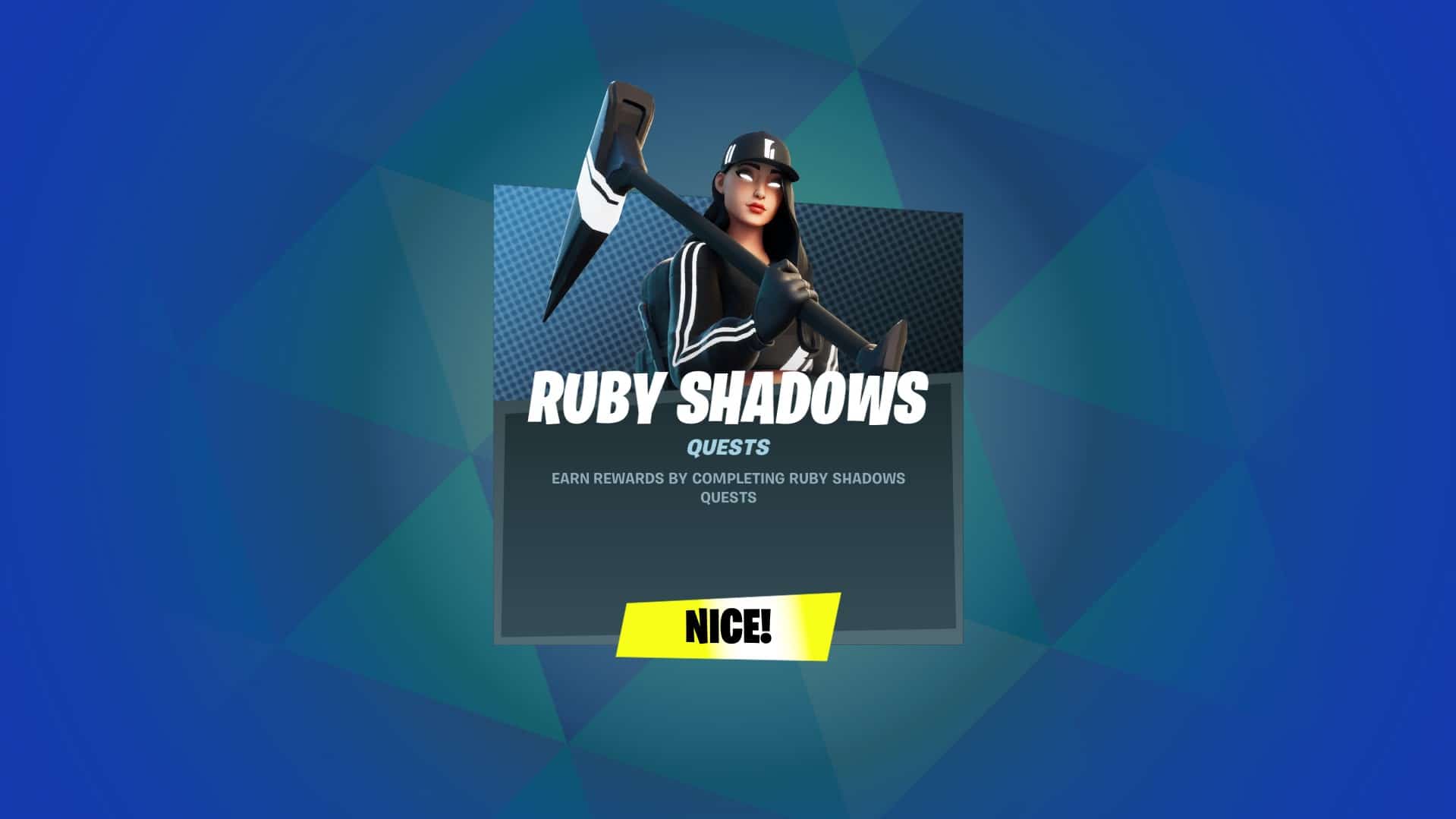 How to get Ruby Shadows for free? - Street Shadows Fortnite challenge pack